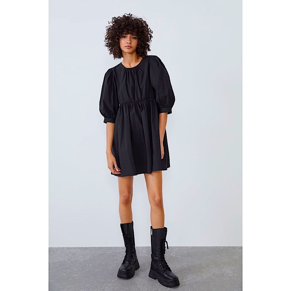 ZARA Open Back Dress